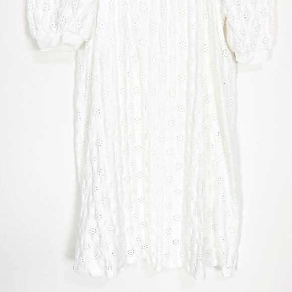 Anthropologie Maeve White Eyelet Dress - Picture 9 of 11